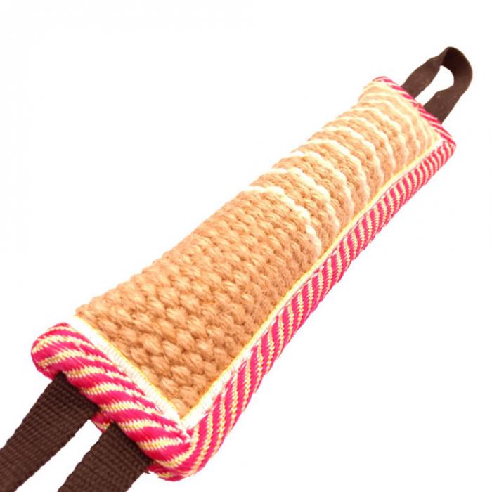 1 Pc Dog Tug Toy Bite Pillow Strong Pull Toy Dog Training with 2 Rope Handle Bite Tooth Cleaning Toy zabawki dla psa LBShipping 1 Pc Dog Tug Toy Bite Pillow Strong Pull Toy Dog Training with 2 Rope Handle Bite Tooth Cleaning Toy zabawki dla psa LBShipping