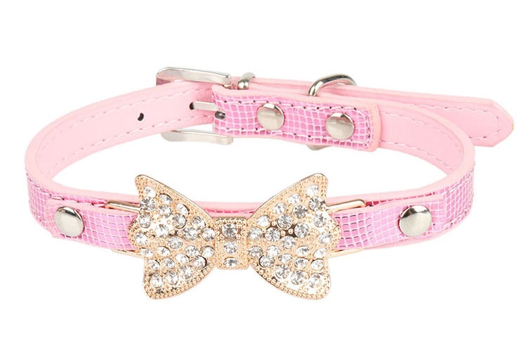 PipiFren Pink Small Cats Collars Breakaway Necklace Kitten Rhinestone For Leash Pet Dogs Collar Accessories collier chat kedi PipiFren Pink Small Cats Collars Breakaway Necklace Kitten Rhinestone For Leash Pet Dogs Collar Accessories collier chat kedi