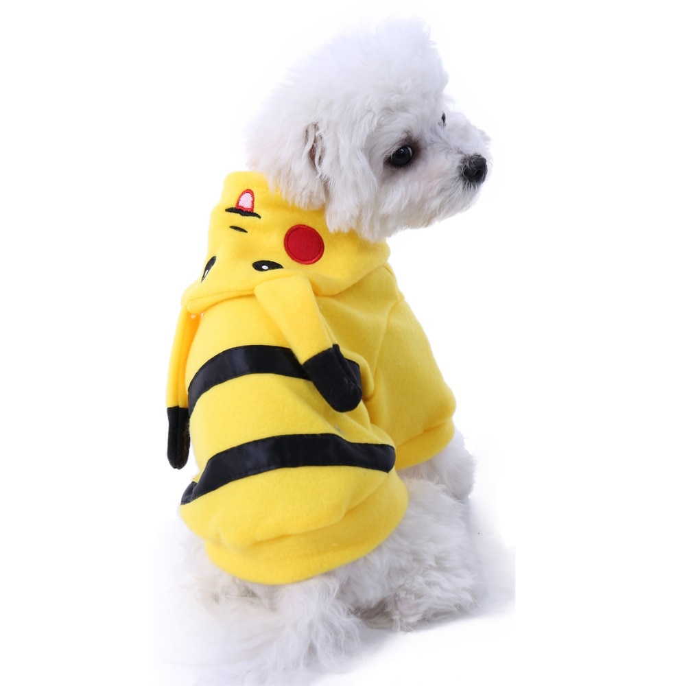 SUPREPET Cat Costume Cute Pet Clothes Pikachu Cosplay Clothes Autumn Winter Cat clothes Home Pajamas Puppy Hoodie Dog Coat SUPREPET Cat Costume Cute Pet Clothes Pikachu Cosplay Clothes Autumn Winter Cat clothes Home Pajamas Puppy Hoodie Dog Coat