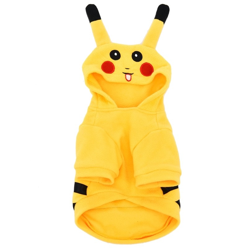 SUPREPET Cat Costume Cute Pet Clothes Pikachu Cosplay Clothes Autumn Winter Cat clothes Home Pajamas Puppy Hoodie Dog Coat SUPREPET Cat Costume Cute Pet Clothes Pikachu Cosplay Clothes Autumn Winter Cat clothes Home Pajamas Puppy Hoodie Dog Coat