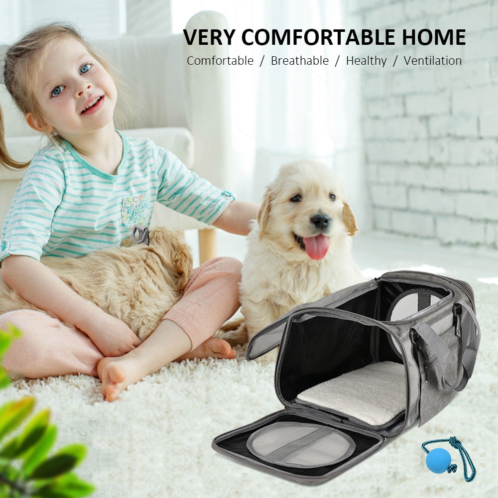 Dog Carrier Travel Car Seat Bags Pet Carriers Portable Backpack Breathable Cat Cage Small Dog Travel Bag Airplane Approved Dog Carrier Travel Car Seat Bags Pet Carriers Portable Backpack Breathable Cat Cage Small Dog Travel Bag Airplane Approved