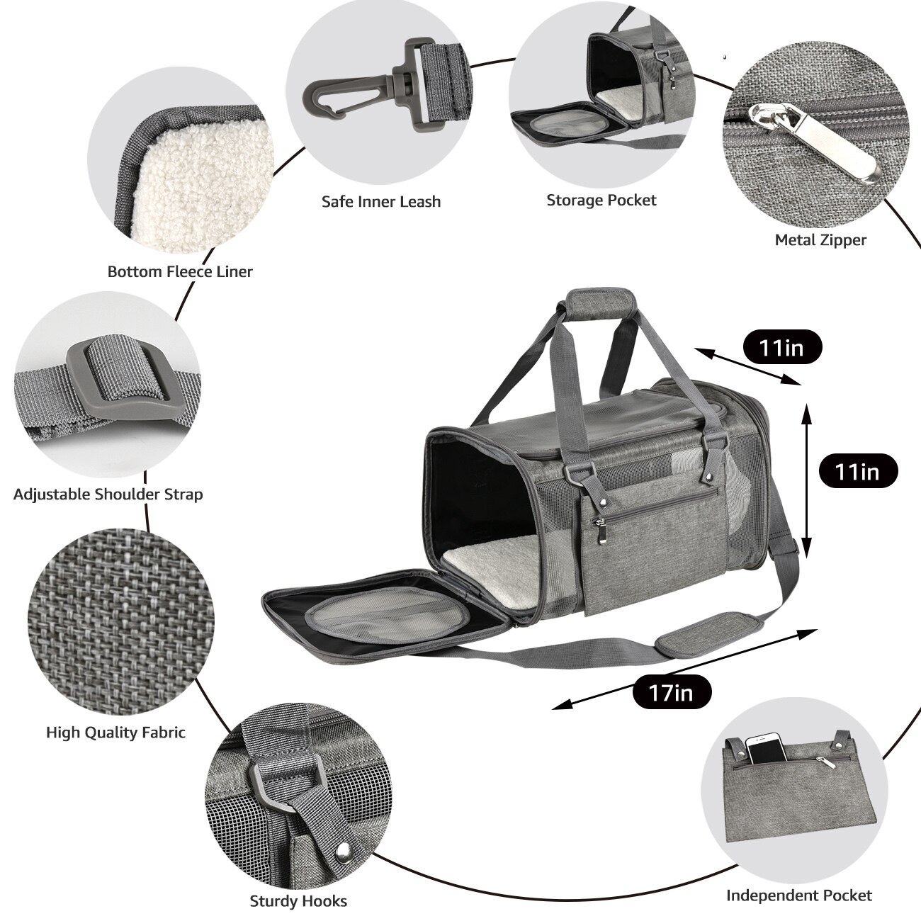 Dog Carrier Travel Car Seat Bags Pet Carriers Portable Backpack Breathable Cat Cage Small Dog Travel Bag Airplane Approved Dog Carrier Travel Car Seat Bags Pet Carriers Portable Backpack Breathable Cat Cage Small Dog Travel Bag Airplane Approved