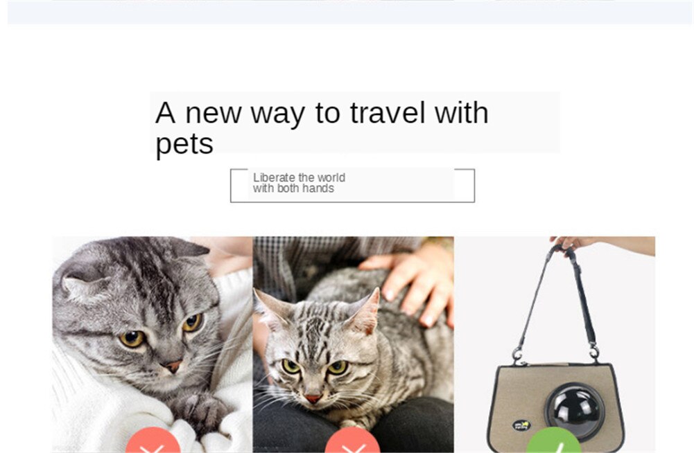 Cat Carrier Bag Breathable Transparent Puppy Cat Backpack Cats Box Cage Small Dog Pet Travel Carrier Handbag Space Capsule Cat Carrier Bag Breathable Transparent Puppy Cat Backpack Cats Box Cage Small Dog Pet Travel Carrier Handbag Space Capsule