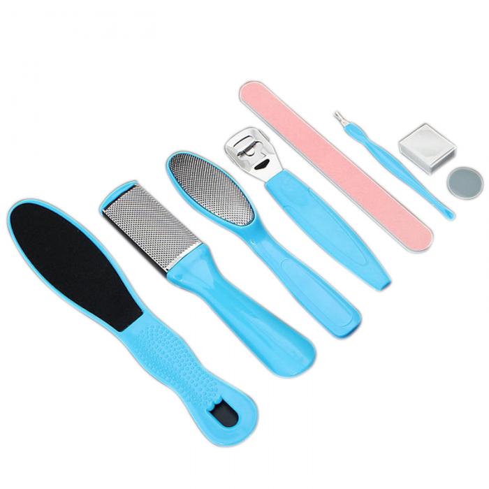 8Pcs/Set Manicure Foot Care File Set Dead Hard Skin Callus Remover Scraper Pedicure Rasp Tools Pedicure Feet Care Tool Kit 8Pcs/Set Manicure Foot Care File Set Dead Hard Skin Callus Remover Scraper Pedicure Rasp Tools Pedicure Feet Care Tool Kit