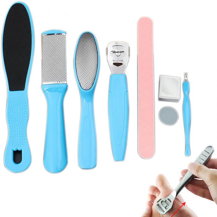8Pcs/Set Manicure Foot Care File Set Dead Hard Skin Callus Remover Scraper Pedicure Rasp Tools Pedicure Feet Care Tool Kit 8Pcs/Set Manicure Foot Care File Set Dead Hard Skin Callus Remover Scraper Pedicure Rasp Tools Pedicure Feet Care Tool Kit