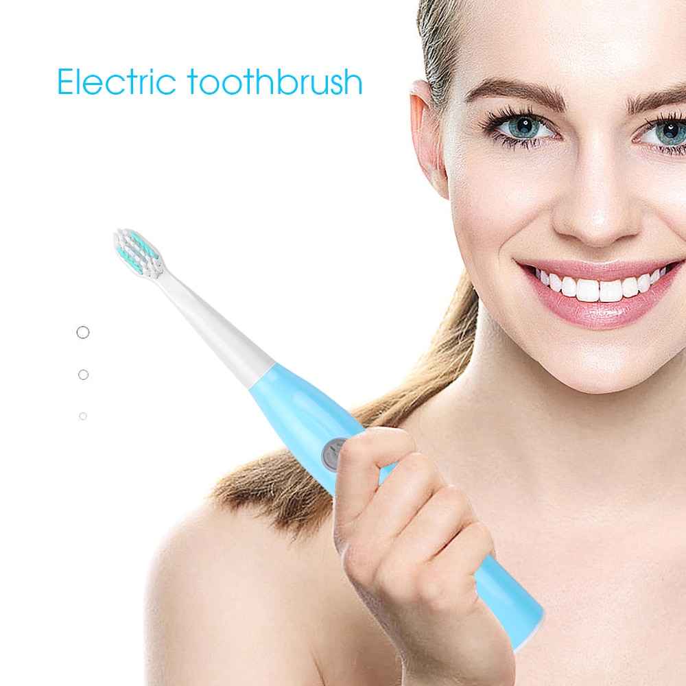 Oral Cleaning Electric Toothbrush Sonic Wave Whitening Waterproof Rechargeable Oral Hygiene 1+5 Replacement Toothbrush Heads Oral Cleaning Electric Toothbrush Sonic Wave Whitening Waterproof Rechargeable Oral Hygiene 1+5 Replacement Toothbrush Heads