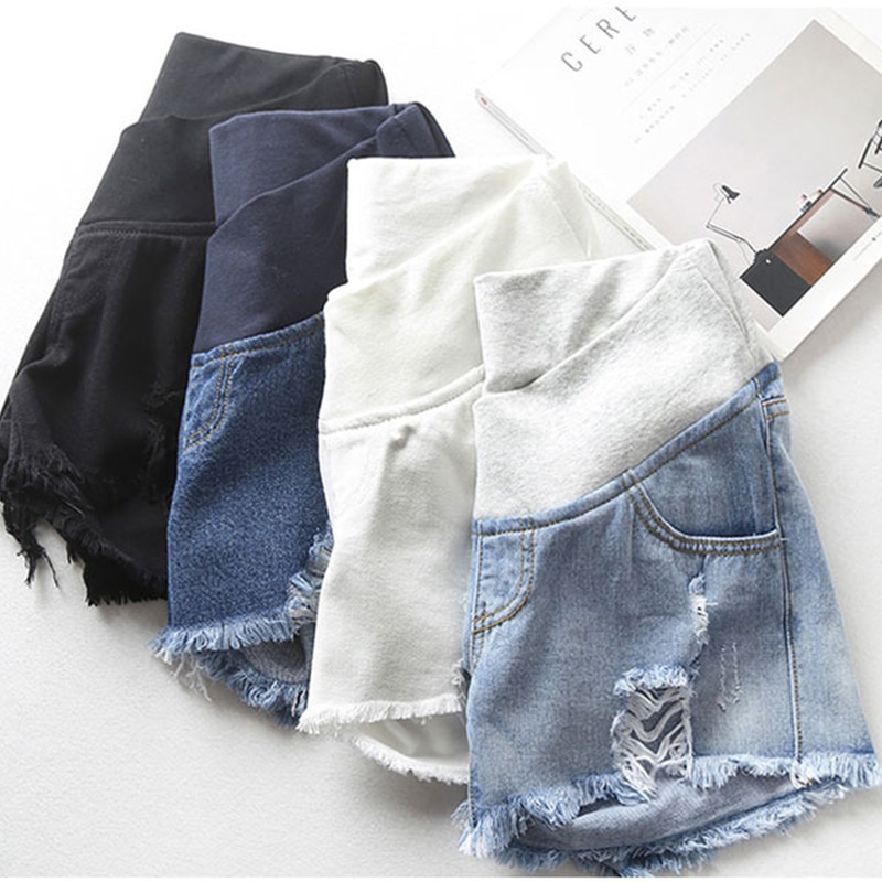 2019 Pregnant Women's Shorts Summer Wear Low-waisted Denim Shorts Summer Wear New Spring Loose Pants for Pregnant Women Clothes 2019 Pregnant Women's Shorts Summer Wear Low-waisted Denim Shorts Summer Wear New Spring Loose Pants for Pregnant Women Clothes