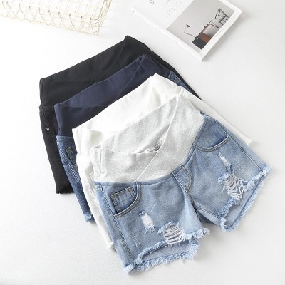 2019 Pregnant Women's Shorts Summer Wear Low-waisted Denim Shorts Summer Wear New Spring Loose Pants for Pregnant Women Clothes 2019 Pregnant Women's Shorts Summer Wear Low-waisted Denim Shorts Summer Wear New Spring Loose Pants for Pregnant Women Clothes