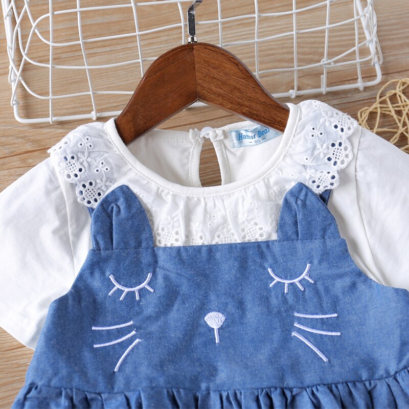 Humor Bear 2020 Children Summer New Baby Girls' Clothing Black White Plaid Short Front Long Back Fashion Kids Baby Girl Dress Humor Bear 2020 Children Summer New Baby Girls' Clothing Black White Plaid Short Front Long Back Fashion Kids Baby Girl Dress