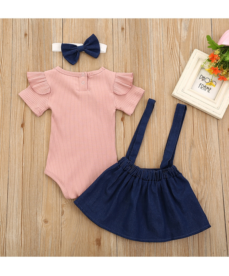 Newborn Baby Girl Clothes Set Summer Princess Party Outfits Romper Strap Dress Headbands 3Pcs Toddler Infant Clothing Baby Girls Newborn Baby Girl Clothes Set Summer Princess Party Outfits Romper Strap Dress Headbands 3Pcs Toddler Infant Clothing Baby Girls