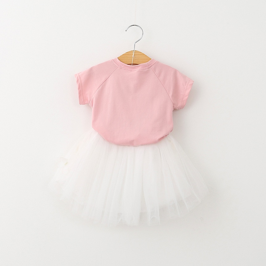 2020 Summer Girls' Clothing Sets Korean Letter Embroidery Lapel Vest Top+Love Skirt 2PCS Baby Kids Clothes Set Children Clothing 2020 Summer Girls' Clothing Sets Korean Letter Embroidery Lapel Vest Top+Love Skirt 2PCS Baby Kids Clothes Set Children Clothing