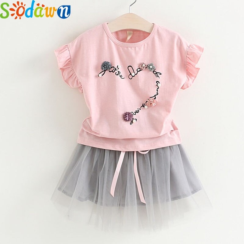 Sodawn 2020 Summer Girl Clothing Sets Sleeveless T-Shirt+Skirt 2Pcs Fruit Printed 2pcs Kids Clothes Suit Baby Girl Clothes Sodawn 2020 Summer Girl Clothing Sets Sleeveless T-Shirt+Skirt 2Pcs Fruit Printed 2pcs Kids Clothes Suit Baby Girl Clothes