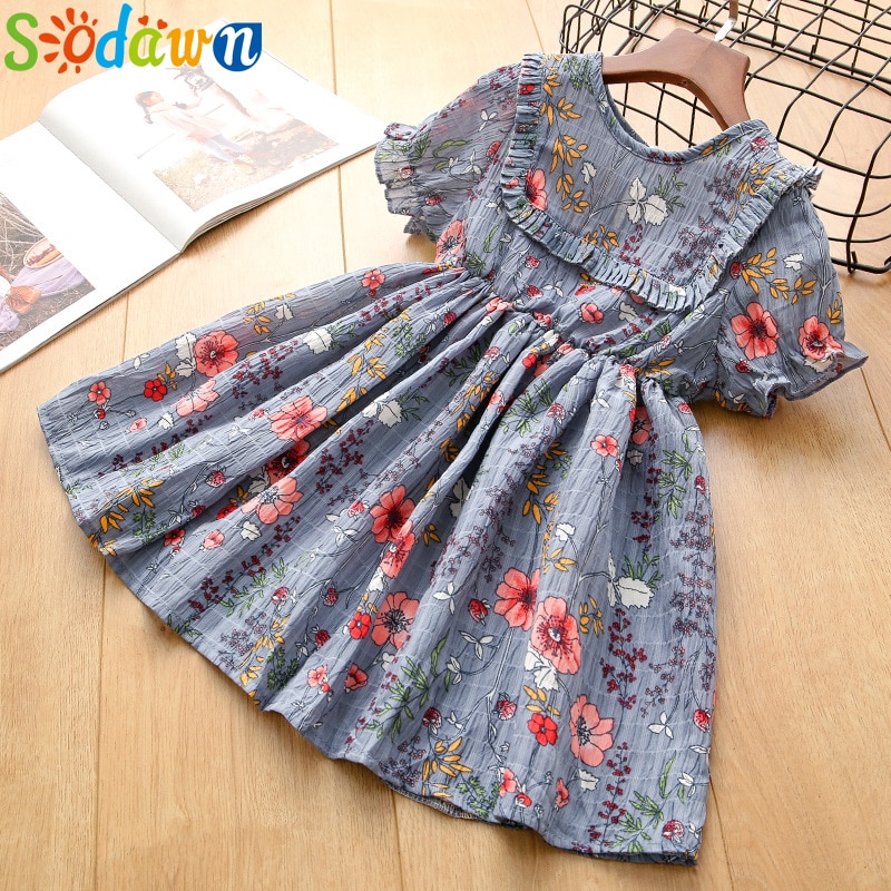 Sodawn Kids Girl Dress For Girls Brand Summer 2020 Baby Girl Clothes Cotton Flower Printed Toddler Girl Dresses Sodawn Kids Girl Dress For Girls Brand Summer 2020 Baby Girl Clothes Cotton Flower Printed Toddler Girl Dresses