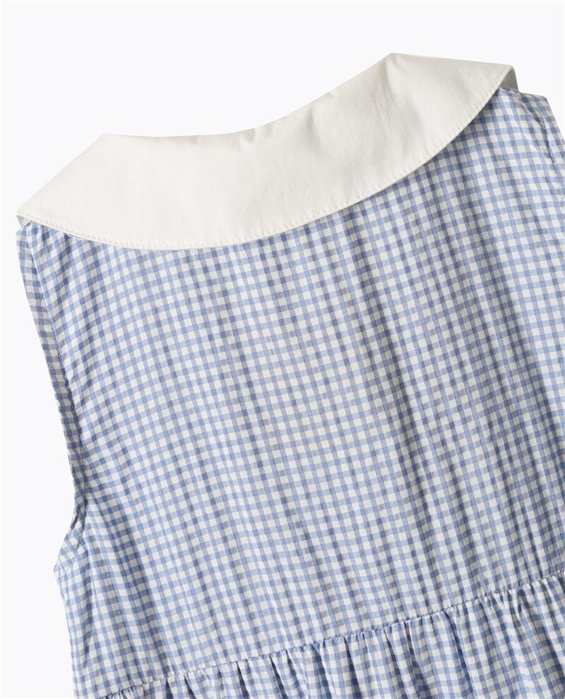 2020 Summer New Lapel Lattice Baby Girls Dress Children Sleeveless Dresses Cute Kids Party for Princess Dress Baby Clothes 2020 Summer New Lapel Lattice Baby Girls Dress Children Sleeveless Dresses Cute Kids Party for Princess Dress Baby Clothes