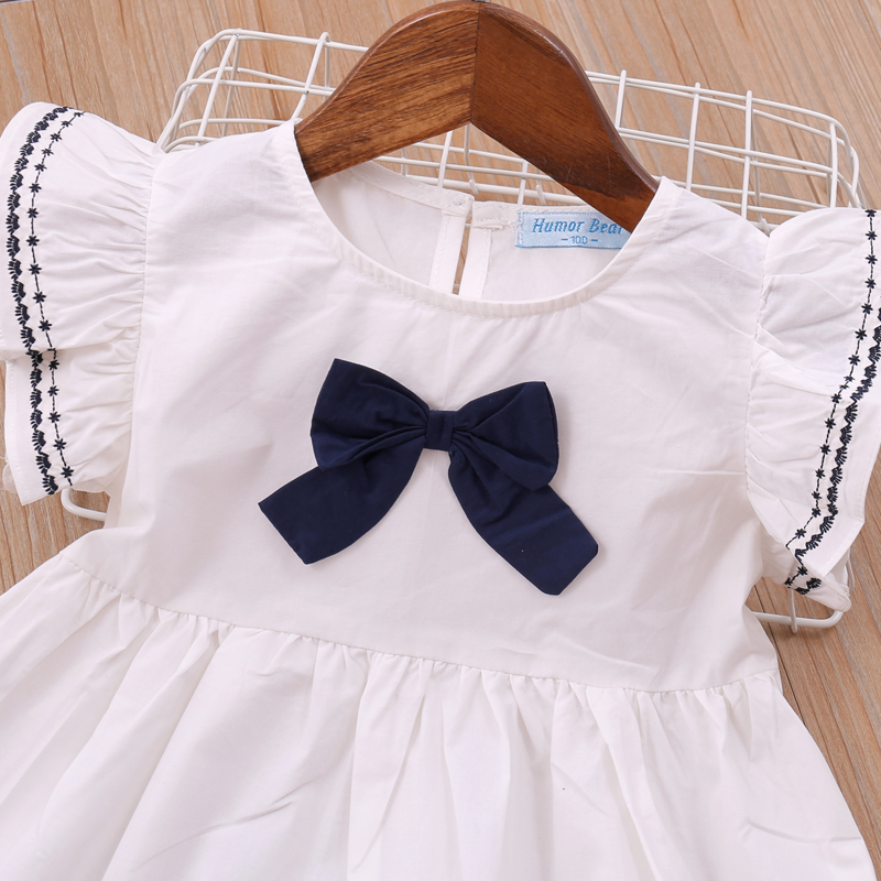 Humor Bear Baby Girls Dresses 2020 Summer Brand New Cute Bow Princess Baby Clothing Flying Sleeve Baby Dresses Kids Clothes Humor Bear Baby Girls Dresses 2020 Summer Brand New Cute Bow Princess Baby Clothing Flying Sleeve Baby Dresses Kids Clothes