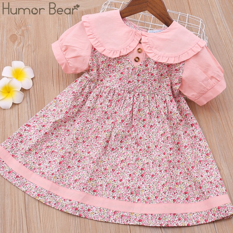Humor Bear Baby Girls Dresses 2020 Summer Brand New Cute Bow Princess Baby Clothing Flying Sleeve Baby Dresses Kids Clothes Humor Bear Baby Girls Dresses 2020 Summer Brand New Cute Bow Princess Baby Clothing Flying Sleeve Baby Dresses Kids Clothes