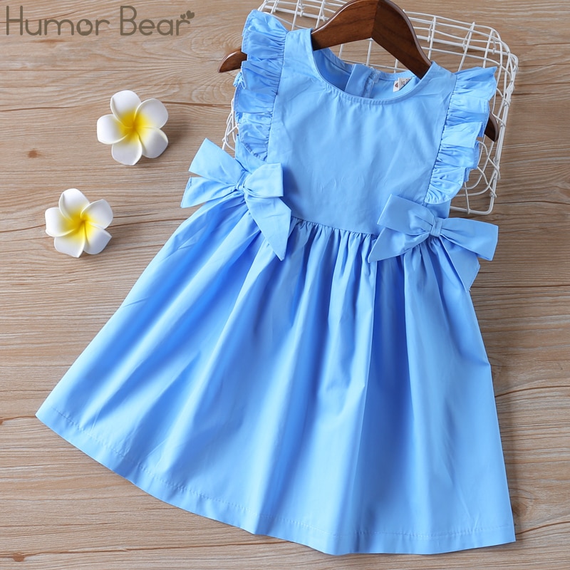 Humor Bear Baby Girls Dresses 2020 Summer Brand New Cute Bow Princess Baby Clothing Flying Sleeve Baby Dresses Kids Clothes Humor Bear Baby Girls Dresses 2020 Summer Brand New Cute Bow Princess Baby Clothing Flying Sleeve Baby Dresses Kids Clothes