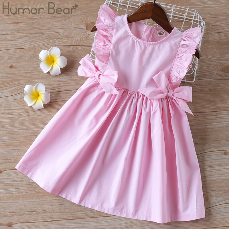 Humor Bear Baby Girls Dresses 2020 Summer Brand New Cute Bow Princess Baby Clothing Flying Sleeve Baby Dresses Kids Clothes Humor Bear Baby Girls Dresses 2020 Summer Brand New Cute Bow Princess Baby Clothing Flying Sleeve Baby Dresses Kids Clothes