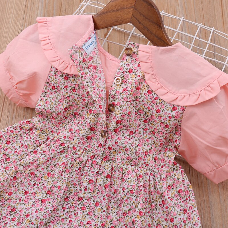 Humor Bear Baby Girls Dresses 2020 Summer Brand New Cute Bow Princess Baby Clothing Flying Sleeve Baby Dresses Kids Clothes Humor Bear Baby Girls Dresses 2020 Summer Brand New Cute Bow Princess Baby Clothing Flying Sleeve Baby Dresses Kids Clothes