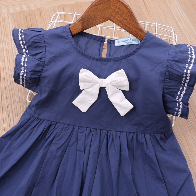 Humor Bear Baby Girls Dresses 2020 Summer Brand New Cute Bow Princess Baby Clothing Flying Sleeve Baby Dresses Kids Clothes Humor Bear Baby Girls Dresses 2020 Summer Brand New Cute Bow Princess Baby Clothing Flying Sleeve Baby Dresses Kids Clothes