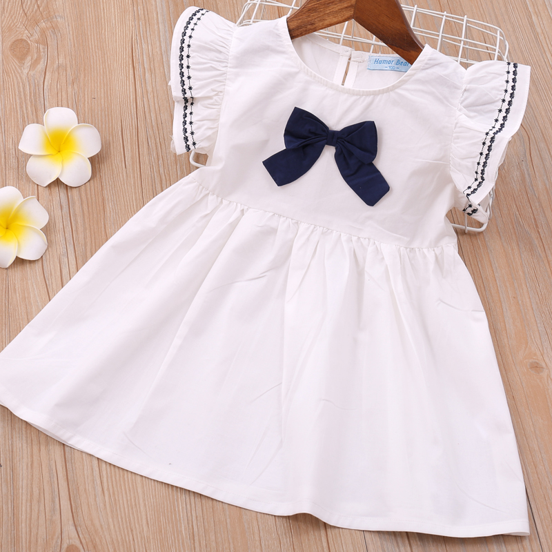 Humor Bear Baby Girls Dresses 2020 Summer Brand New Cute Bow Princess Baby Clothing Flying Sleeve Baby Dresses Kids Clothes Humor Bear Baby Girls Dresses 2020 Summer Brand New Cute Bow Princess Baby Clothing Flying Sleeve Baby Dresses Kids Clothes