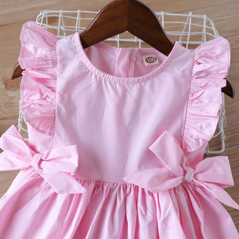 Humor Bear Baby Girls Dresses 2020 Summer Brand New Cute Bow Princess Baby Clothing Flying Sleeve Baby Dresses Kids Clothes Humor Bear Baby Girls Dresses 2020 Summer Brand New Cute Bow Princess Baby Clothing Flying Sleeve Baby Dresses Kids Clothes