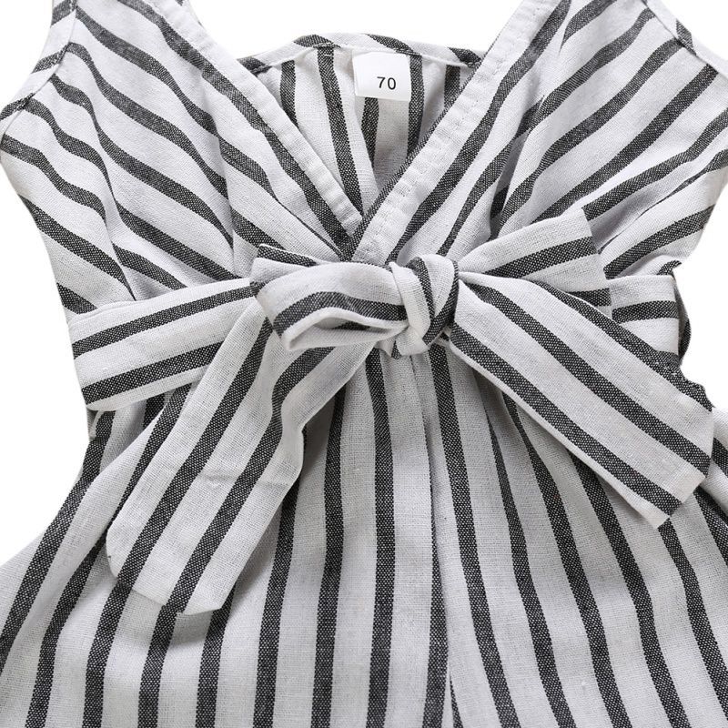 Humor Bear 2020 New Summer Baby Girl Clothes Sleeves Striped Bowknot Strap Romper Jumpsuit One-Piece Outfit Sunsuit Clothing Humor Bear 2020 New Summer Baby Girl Clothes Sleeves Striped Bowknot Strap Romper Jumpsuit One-Piece Outfit Sunsuit Clothing