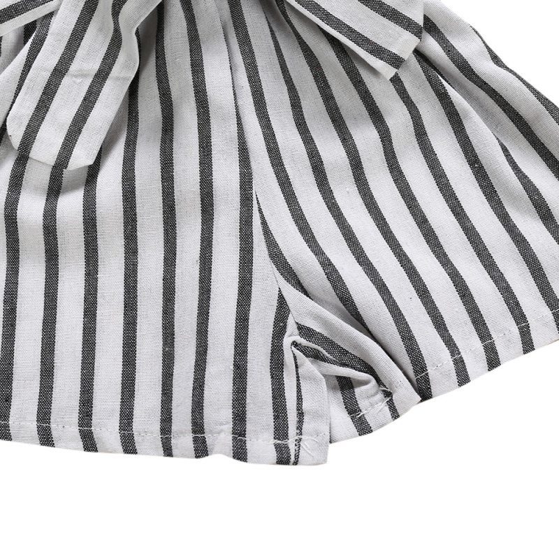 Humor Bear 2020 New Summer Baby Girl Clothes Sleeves Striped Bowknot Strap Romper Jumpsuit One-Piece Outfit Sunsuit Clothing Humor Bear 2020 New Summer Baby Girl Clothes Sleeves Striped Bowknot Strap Romper Jumpsuit One-Piece Outfit Sunsuit Clothing