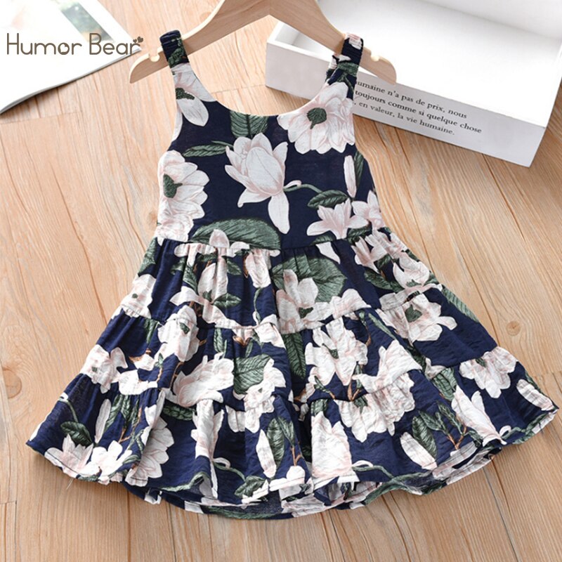 Humor Bear 2020 Summer Girls Dress Korean Version Floral Princess Baby Kids Clothes Children Girls Dress Humor Bear 2020 Summer Girls Dress Korean Version Floral Princess Baby Kids Clothes Children Girls Dress