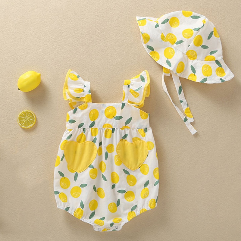 Humor Bear 2020 Summer Baby Clothes Brand New Fashion Cute Fruit Love Bright colour Jumpsuit +Hat Toddler Girls Rompers Clothing Humor Bear 2020 Summer Baby Clothes Brand New Fashion Cute Fruit Love Bright colour Jumpsuit +Hat Toddler Girls Rompers Clothing
