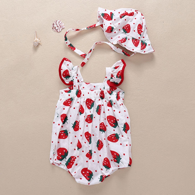 Humor Bear 2020 Summer Baby Clothes Brand New Fashion Cute Fruit Love Bright colour Jumpsuit +Hat Toddler Girls Rompers Clothing Humor Bear 2020 Summer Baby Clothes Brand New Fashion Cute Fruit Love Bright colour Jumpsuit +Hat Toddler Girls Rompers Clothing