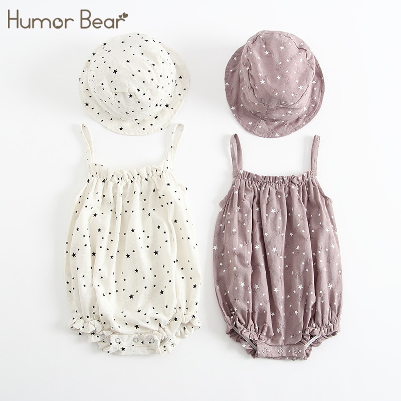 Humor Bear 2020 Summer Baby Clothes Brand New Fashion Cute Fruit Love Bright colour Jumpsuit +Hat Toddler Girls Rompers Clothing Humor Bear 2020 Summer Baby Clothes Brand New Fashion Cute Fruit Love Bright colour Jumpsuit +Hat Toddler Girls Rompers Clothing