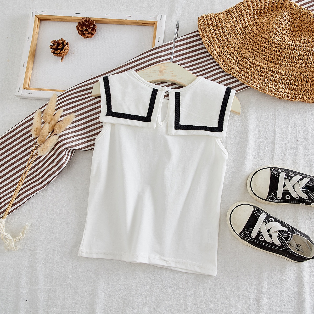 Summer Girls' Clothing Sets Korean Denim Short-sleeved T-shirt+High Waist Skirt 2PCS Baby Kids Clothes Suit Children Clothing Summer Girls' Clothing Sets Korean Denim Short-sleeved T-shirt+High Waist Skirt 2PCS Baby Kids Clothes Suit Children Clothing