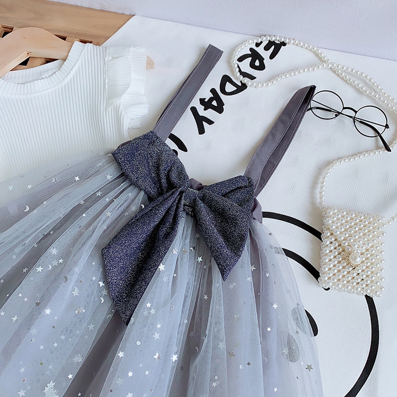Summer Girls' Clothing Sets Korean Denim Short-sleeved T-shirt+High Waist Skirt 2PCS Baby Kids Clothes Suit Children Clothing Summer Girls' Clothing Sets Korean Denim Short-sleeved T-shirt+High Waist Skirt 2PCS Baby Kids Clothes Suit Children Clothing