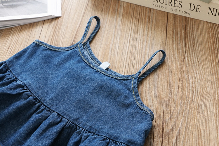 Summer Girls' Clothing Sets Korean Denim Short-sleeved T-shirt+High Waist Skirt 2PCS Baby Kids Clothes Suit Children Clothing Summer Girls' Clothing Sets Korean Denim Short-sleeved T-shirt+High Waist Skirt 2PCS Baby Kids Clothes Suit Children Clothing