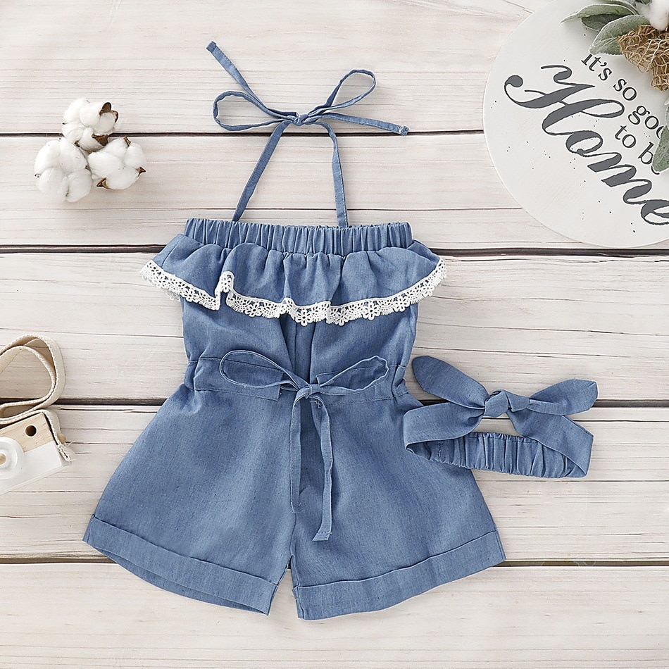 Summer Girls' Clothing Sets Korean Denim Short-sleeved T-shirt+High Waist Skirt 2PCS Baby Kids Clothes Suit Children Clothing Summer Girls' Clothing Sets Korean Denim Short-sleeved T-shirt+High Waist Skirt 2PCS Baby Kids Clothes Suit Children Clothing