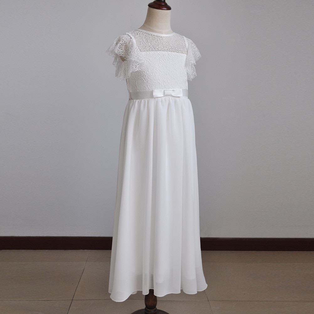 Fashion Girl Cotton Princess Dress Summer Children's Wedding Clothing Girl Chiffon All White Beach Dress Best Party Kids Clothes Fashion Girl Cotton Princess Dress Summer Children's Wedding Clothing Girl Chiffon All White Beach Dress Best Party Kids Clothes