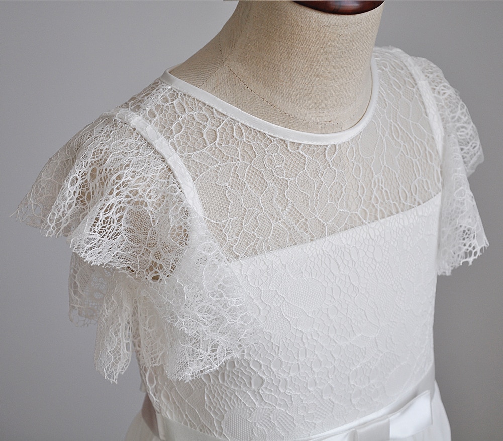 Fashion Girl Cotton Princess Dress Summer Children's Wedding Clothing Girl Chiffon All White Beach Dress Best Party Kids Clothes Fashion Girl Cotton Princess Dress Summer Children's Wedding Clothing Girl Chiffon All White Beach Dress Best Party Kids Clothes