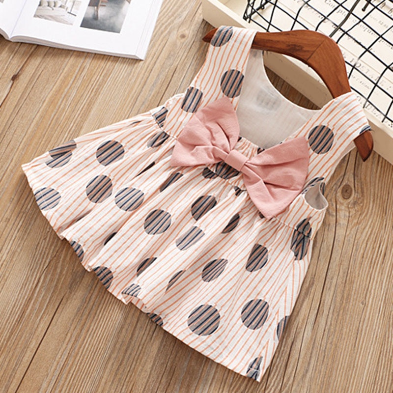 Humor Bear Baby Girls Clothes Sets 2019 Summer Dot flying sleeve top+strap dress+Headband 3-piece kids Children's Clothing Suit Humor Bear Baby Girls Clothes Sets 2019 Summer Dot flying sleeve top+strap dress+Headband 3-piece kids Children's Clothing Suit