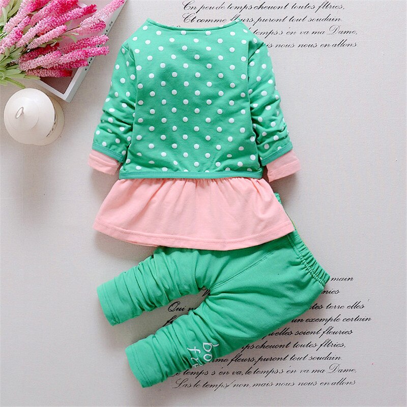 BibiCola 2020 new Spring Autumn Children Girl Clothing Set Baby Girls Sports Dots Suit Toddler Babies Clothes Outfits Tracksuit BibiCola 2020 new Spring Autumn Children Girl Clothing Set Baby Girls Sports Dots Suit Toddler Babies Clothes Outfits Tracksuit