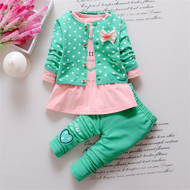 BibiCola 2020 new Spring Autumn Children Girl Clothing Set Baby Girls Sports Dots Suit Toddler Babies Clothes Outfits Tracksuit BibiCola 2020 new Spring Autumn Children Girl Clothing Set Baby Girls Sports Dots Suit Toddler Babies Clothes Outfits Tracksuit