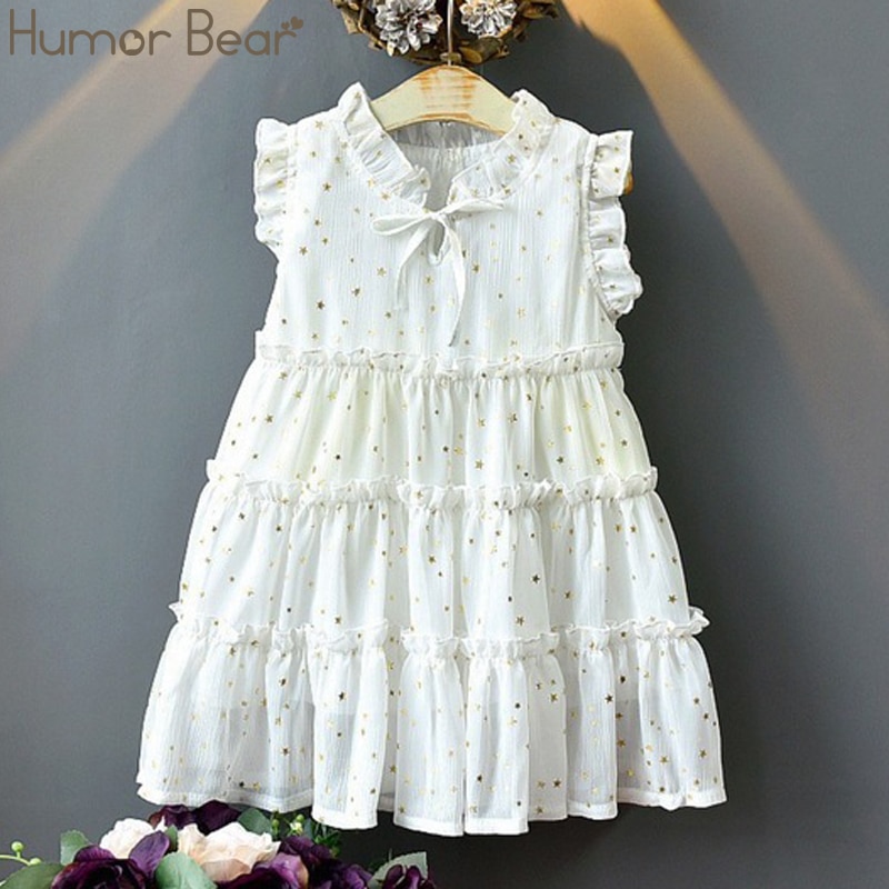 Humor Bear Girls Dress Summer Toddler Dress Sleeveless Dress Hot Gold Little Star Princess Dress Girls Baby Kids Clothing Humor Bear Girls Dress Summer Toddler Dress Sleeveless Dress Hot Gold Little Star Princess Dress Girls Baby Kids Clothing
