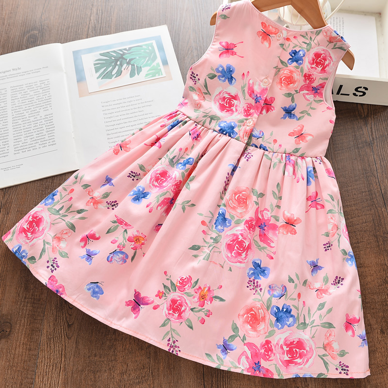 Sodawn Summer Girls Dress 2020 NEW Cotton Gorgeous Flower Sleeveless Princess Party Dress Fashion Baby Kids Girls Clothing Sodawn Summer Girls Dress 2020 NEW Cotton Gorgeous Flower Sleeveless Princess Party Dress Fashion Baby Kids Girls Clothing