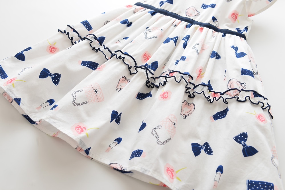 Humor Bear Girls Dress 2020 Summer New Style Princess Dress Openwork Embroidered Dress Cute Vest Dress Girls Clothing Humor Bear Girls Dress 2020 Summer New Style Princess Dress Openwork Embroidered Dress Cute Vest Dress Girls Clothing