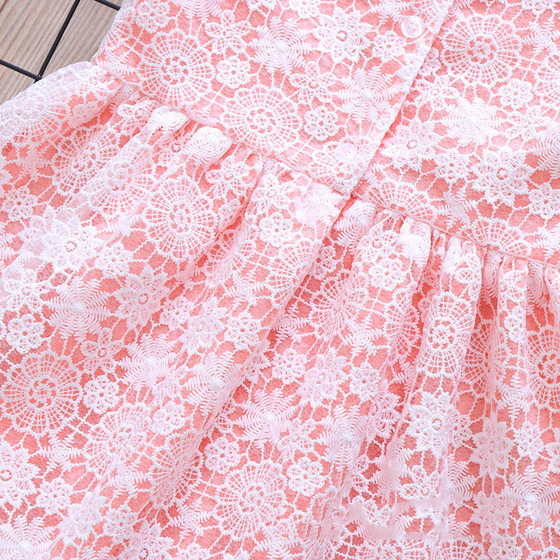 Humor Bear Girls Dress 2020 Summer New Style Princess Dress Openwork Embroidered Dress Cute Vest Dress Girls Clothing Humor Bear Girls Dress 2020 Summer New Style Princess Dress Openwork Embroidered Dress Cute Vest Dress Girls Clothing