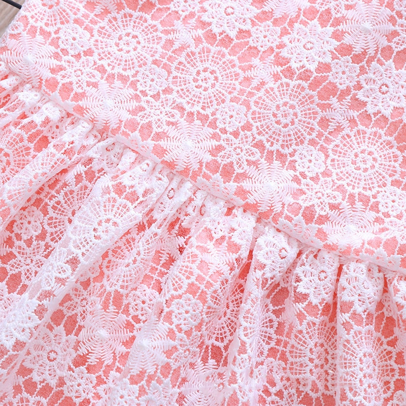 Humor Bear Girls Dress 2020 Summer New Style Princess Dress Openwork Embroidered Dress Cute Vest Dress Girls Clothing Humor Bear Girls Dress 2020 Summer New Style Princess Dress Openwork Embroidered Dress Cute Vest Dress Girls Clothing