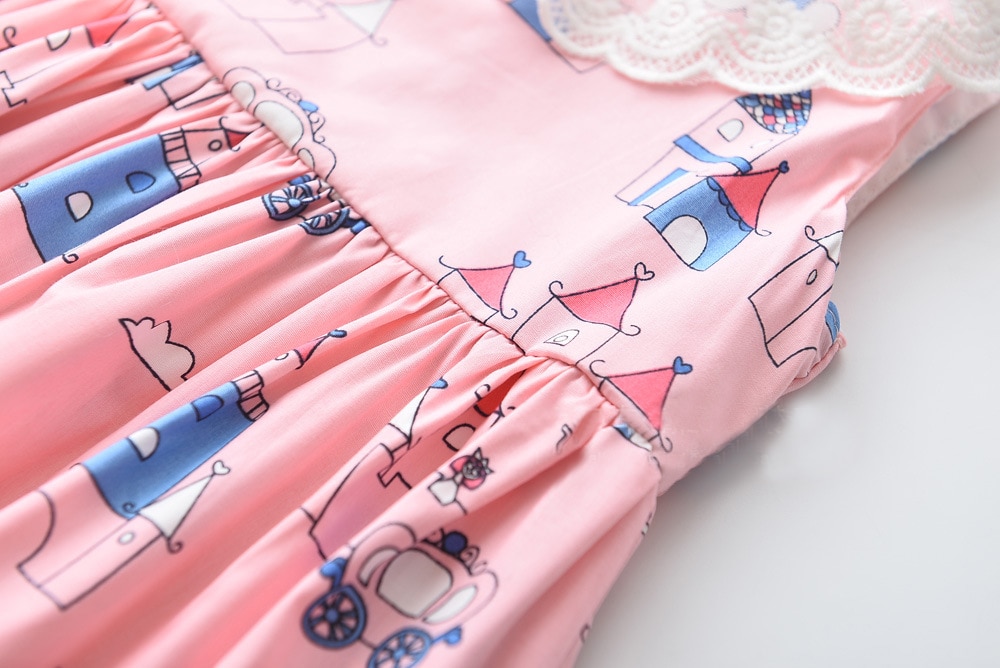 Humor Bear Summer Girls Dress Striped Bow Princess Dress Girls Doll Collar Sleeveless Dress For Girls Children Clothing Humor Bear Summer Girls Dress Striped Bow Princess Dress Girls Doll Collar Sleeveless Dress For Girls Children Clothing