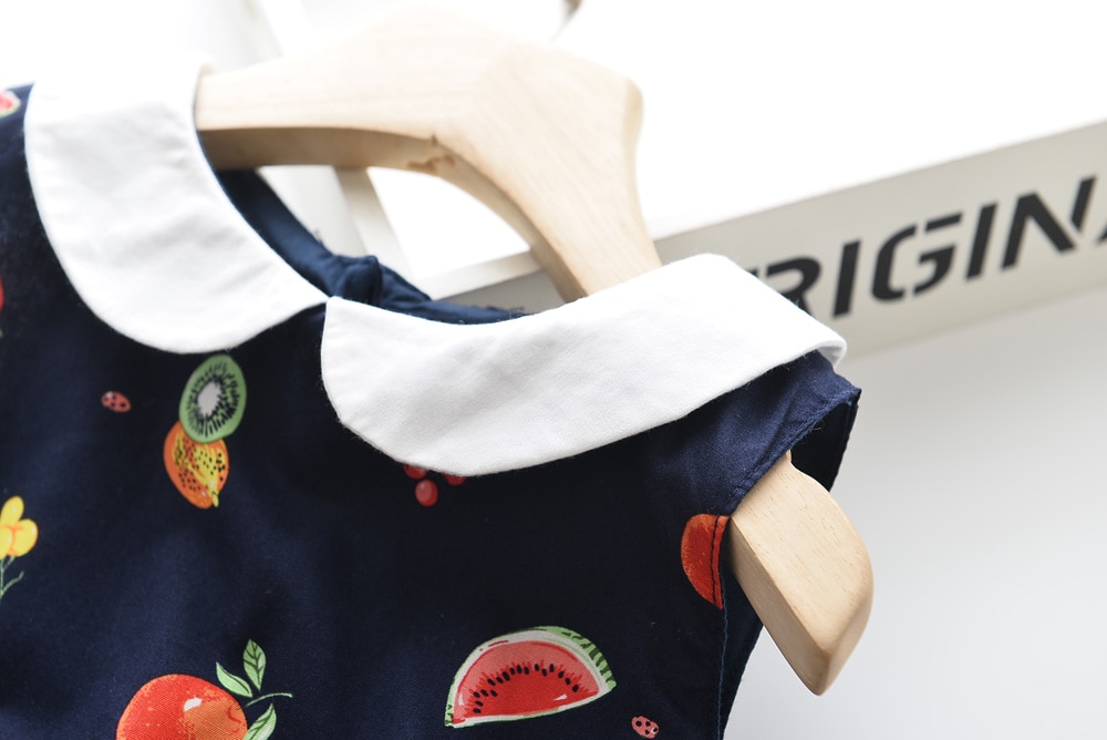 Humor Bear Summer Girls Dress Striped Bow Princess Dress Girls Doll Collar Sleeveless Dress For Girls Children Clothing Humor Bear Summer Girls Dress Striped Bow Princess Dress Girls Doll Collar Sleeveless Dress For Girls Children Clothing