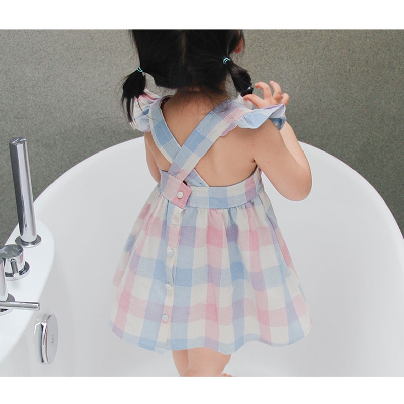 Humor Bear 2020 Summer Toddler Dress Princess Girls Dress Plaid Tank Dress Sleeveless Dress For Baby Girls Clothing Humor Bear 2020 Summer Toddler Dress Princess Girls Dress Plaid Tank Dress Sleeveless Dress For Baby Girls Clothing