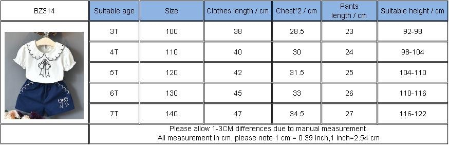 Humor Bear New Summer Children Clothing Fashion Doll Collar Girl Bow White Blouses+ Shorts Clothing Set Kids Clothes Sets Humor Bear New Summer Children Clothing Fashion Doll Collar Girl Bow White Blouses+ Shorts Clothing Set Kids Clothes Sets